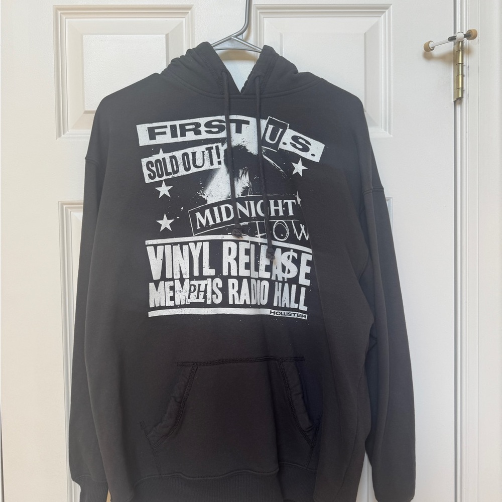 Black Graphic Hoodie